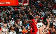 NBA｜开拓者109-107逆转掘金，格(gé)兰特罸(fá)球绝杀，杨瀚森未出战