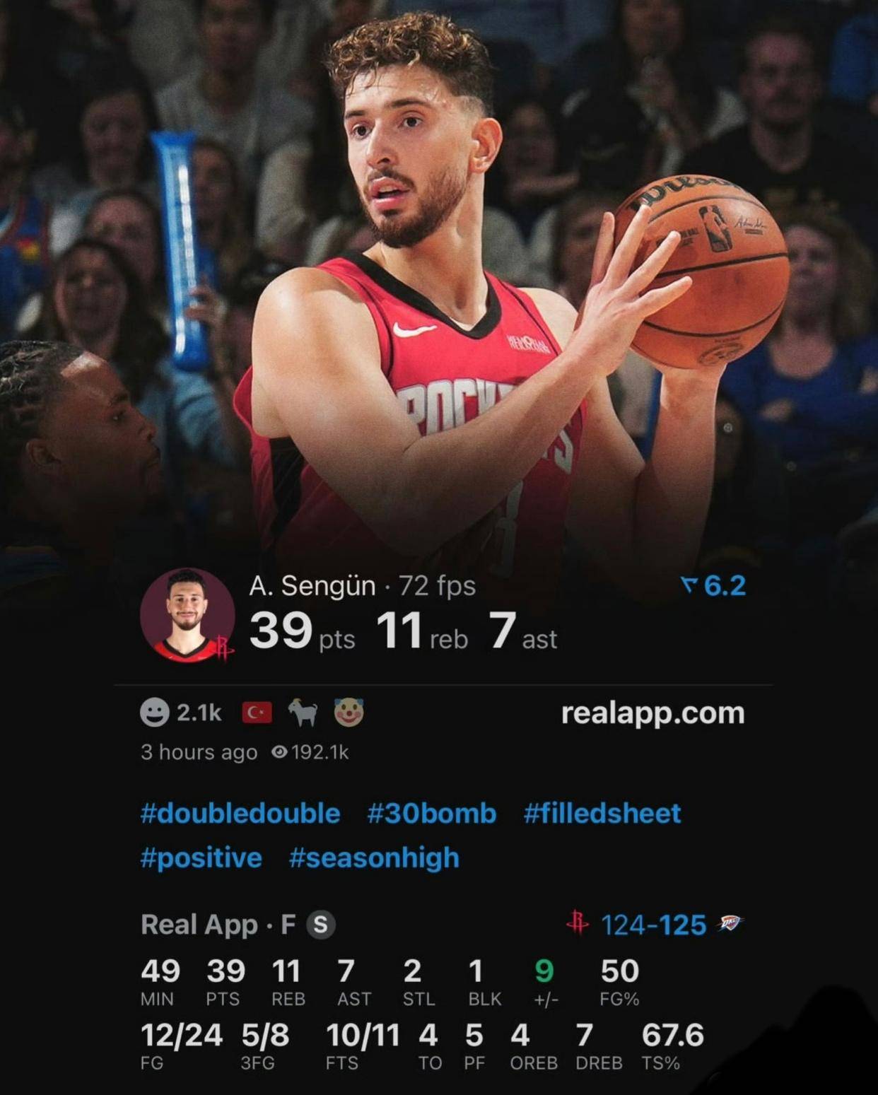 NBA揭幕战，雷霆双加时1分险胜火箭，亚历山大罚球准绝杀