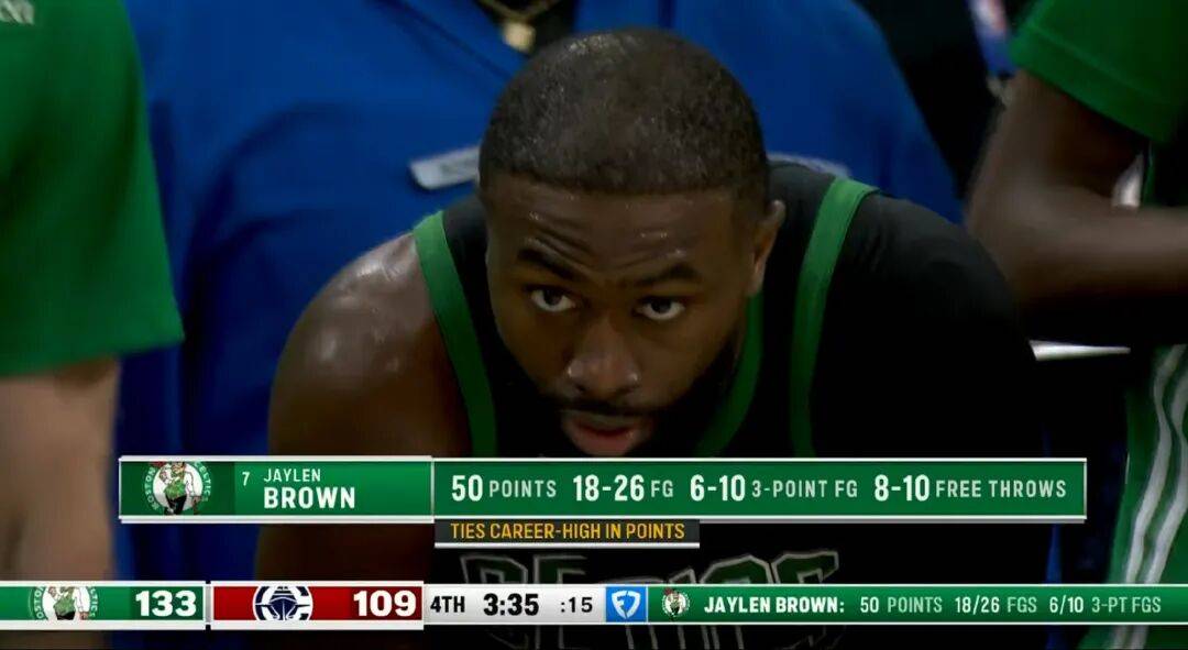 不止月最佳，杰伦-布朗还值得更多东西